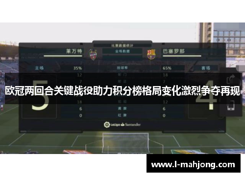 欧冠两回合关键战役助力积分榜格局变化激烈争夺再现 欧冠两回合关键战役助力积分榜格局变化激烈争夺再现